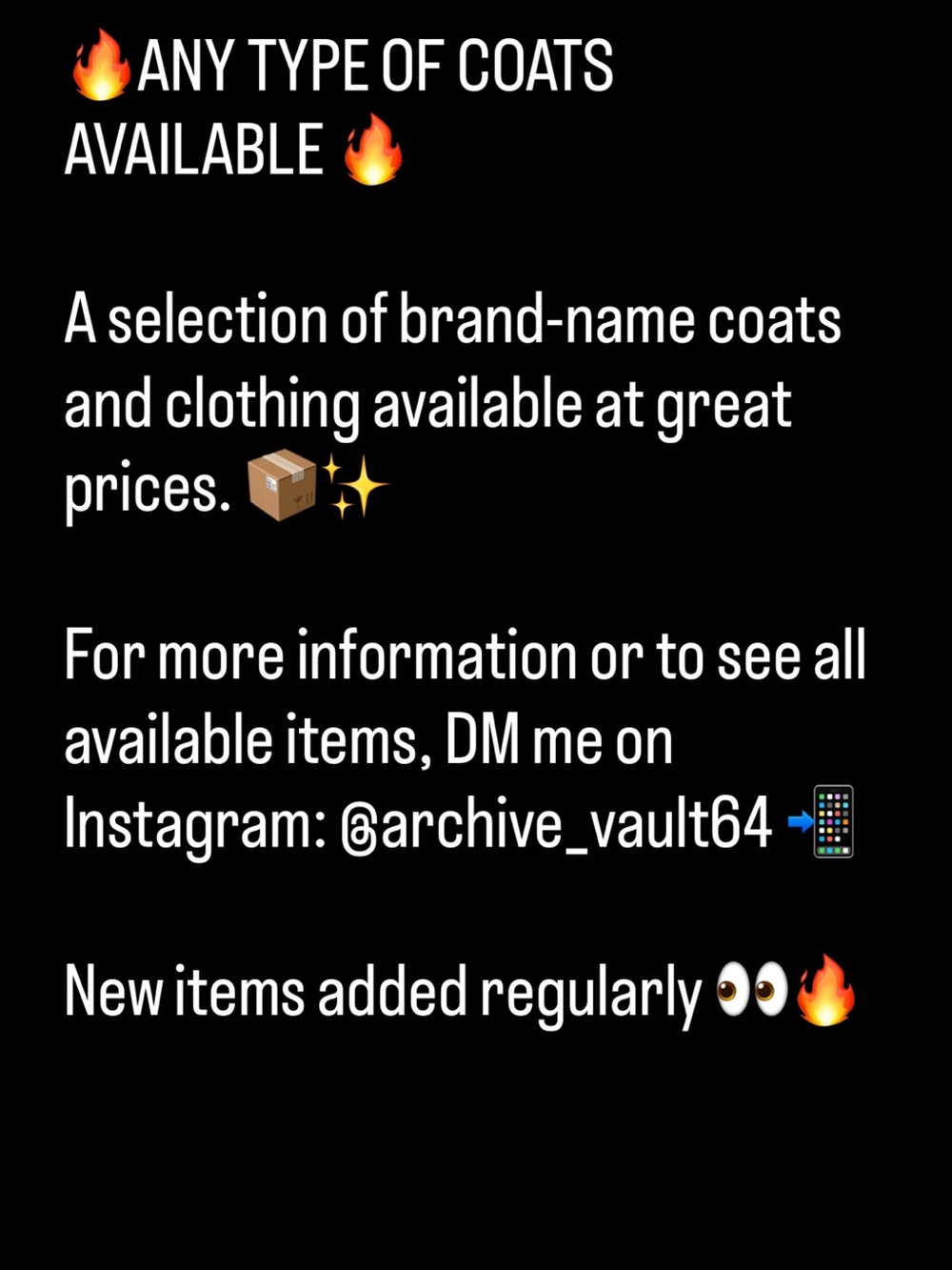 Black Men’s And Women’s Jacket lot of brand